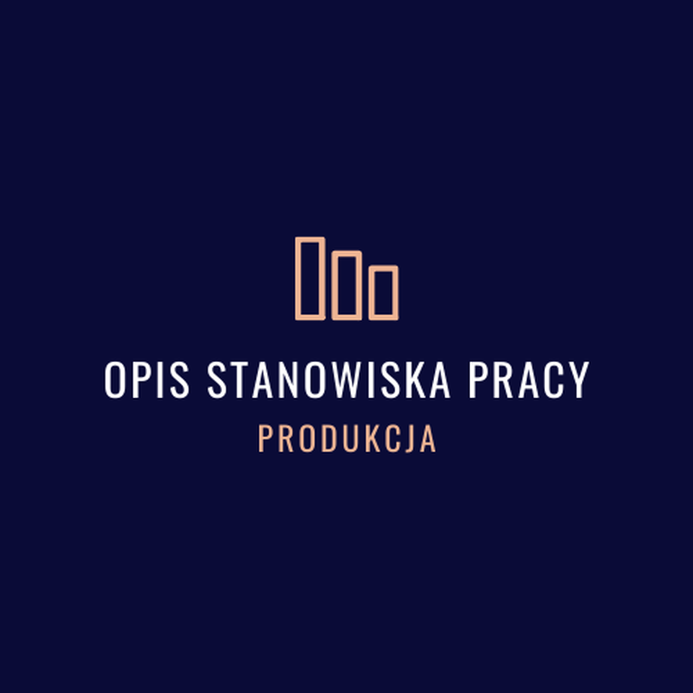 opisy stanowisk - produkcja maszynista